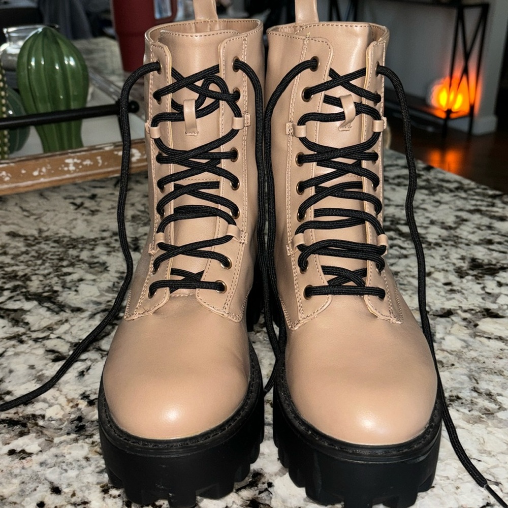 Tan boots